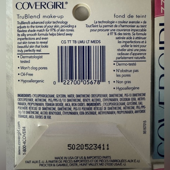 CoverGirl TruBlend Makeup Shade 410 Light/Medium Sample Pack - Picture 2 of 2